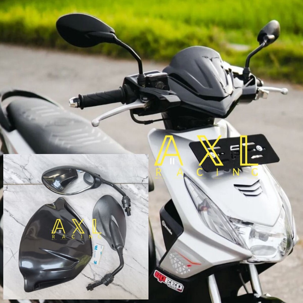 VISOR PLUS SPION X1 PNP BEAT KARBU