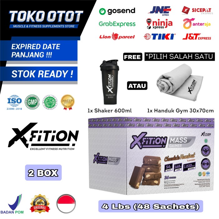 XFition Mass Gainer 4 lbs susu fitness BPOM Halal Weight Gain Bulking