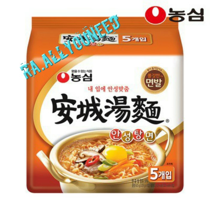 

Nongshim Ansungtangmyun Noodle Soup 625gr (5pcs x 125g)