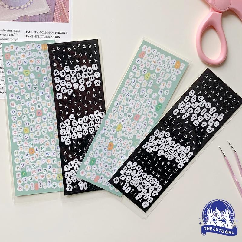 

Stiker Alfabet/Sticker Alphabet Bahasa Inggris -Stazionario