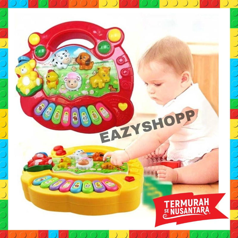 Game Mainan Edukasi Piano Musik Anak Anak Bayi Baby Balita Edukatif Kado Hadiah Ulang Tahun 6 7 8 9 