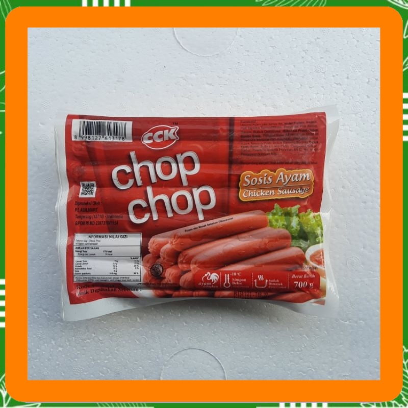 

Chop chop sosis ayam long 700 gram Best Seller