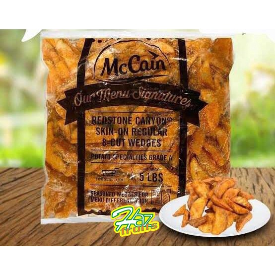 

McCain Redstone Canyon Wedges Grade A Kentang Wedges USA 2,27kg