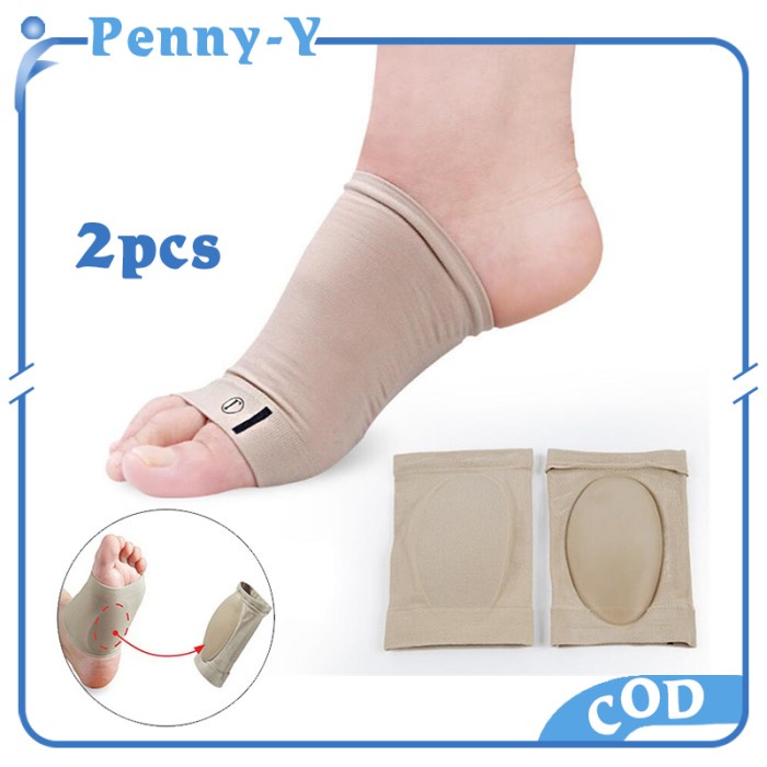 2pcs Foot Arch Support Insole Untuk Kaki Datar Terapi Flat Foot