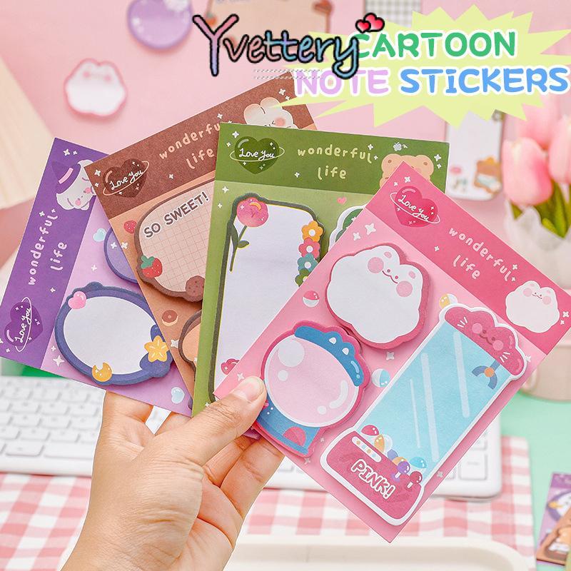 

❤️COD Catatan Tempel Kombinasi Kartun Pola Hewan Lucu-Yy