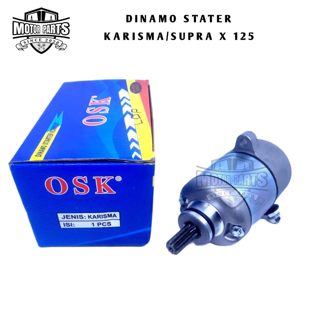 DINAMO STATER MOTOR STARTER KARISMA SUPRA X 125 LAMA MOTOR HONDA