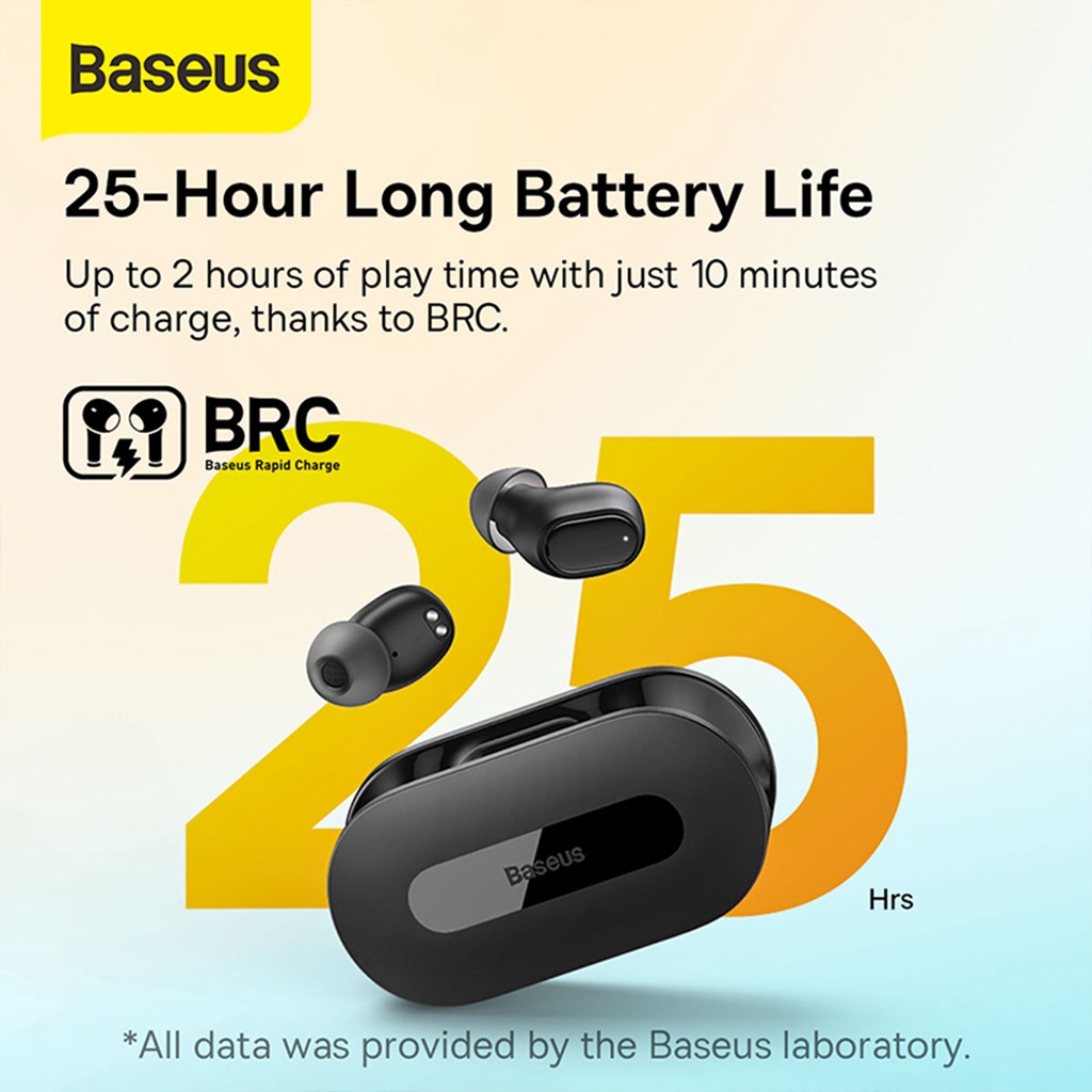 Baseus Bowie EZ10 True Wireless Bluetooth Earphone TWS Mini Earbuds Headset