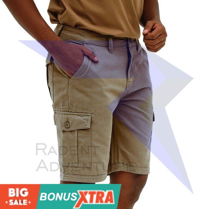 Celana Pendek EIGER1989 JACK STEEL 2.0 SHORTS Brown Grey 91000 7279