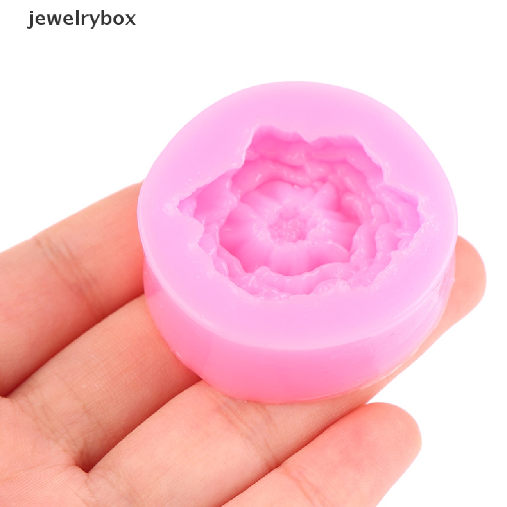 [jewelrybox] Cetakan Silikon Fondant Berbentuk Bunga DIY Kue West Point Baking Decorag Mold Butik