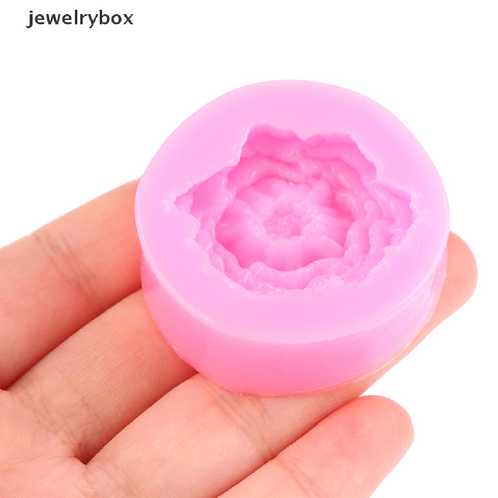 [jewelrybox] Cetakan Silikon Fondant Berbentuk Bunga DIY Kue West Point Baking Decorag Mold Butik