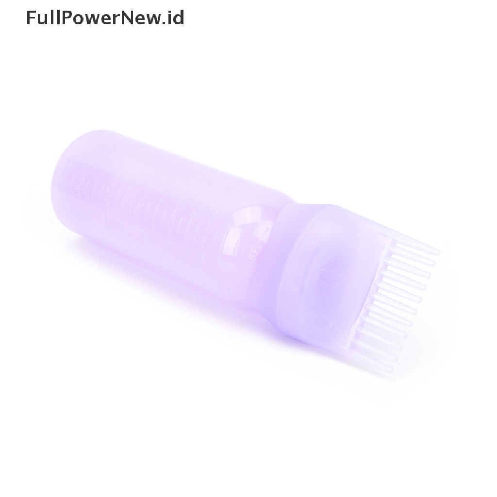 Power 120ML Botol Pewarna Rambut Aplikator Sisir Dispensing Pewarna Rambut Salon Mewarnai ID