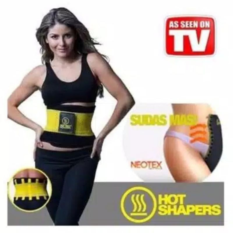 Korset Pelangsing Perut Buncit Pembakar Lemak Pria dan Wanita Hot Shapers Power Belt