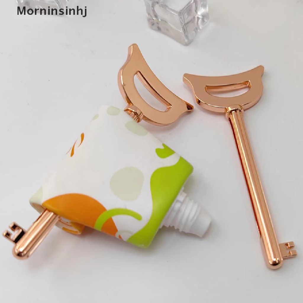 Mornin 1PC Alat Peras Pasta Gigi Stainless Steel Rolling Press Squeezer Dispenser id