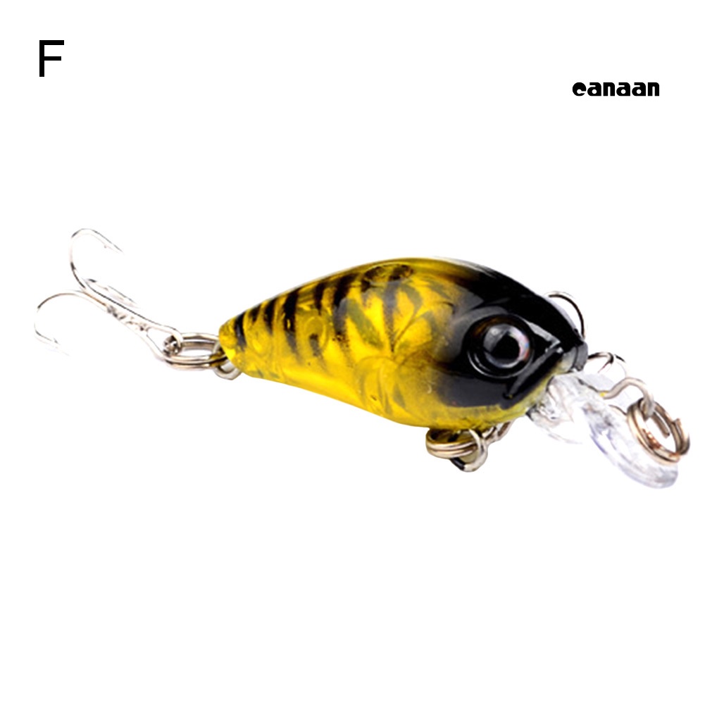 Cnn-4.5cm Umpan Manusia Hidup Pancing Buatan Crankbait Wobbler Ikan Renang Umpan Tackle