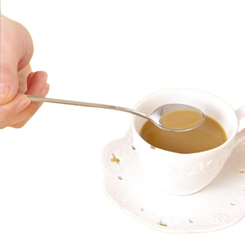 Sendok Teh Kopi Gagang Panjang Stainless Steel / Dessert Long Spoon Tea