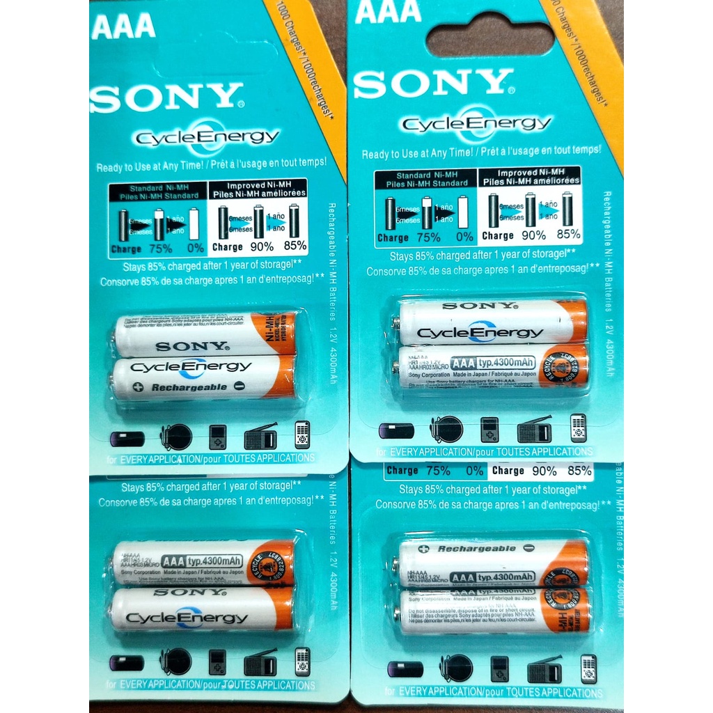 Baterai Charger Sony AAA 4300 Mah Baterai Cas Sony AAA 4300 Mah