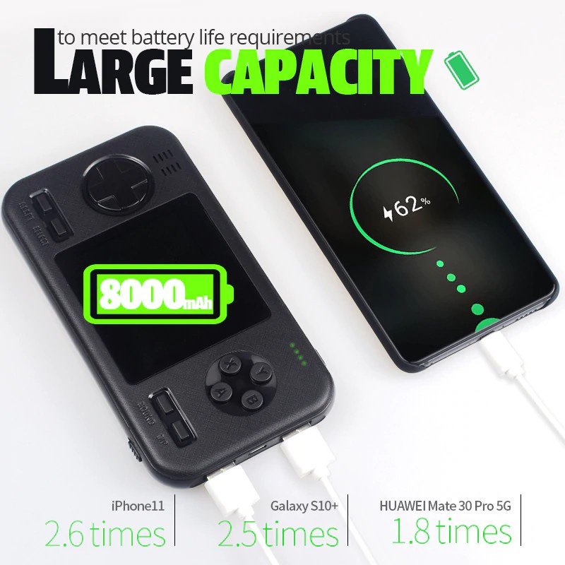 512 GAME POWER J01- NUG Game Console Portable With Powerbank 8000mAH