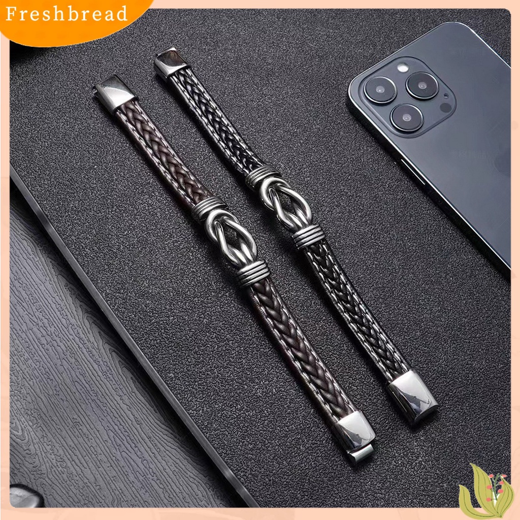 &lt; Freshbread &gt; Pria Gelang Dikepang Gesper Besi Kulit Imitasi Kasual Hip-hop Aksesoris Pakaian Fashion Perhiasan Memutar Alloy Laki-Laki Cuff Bangle Untuk Harian