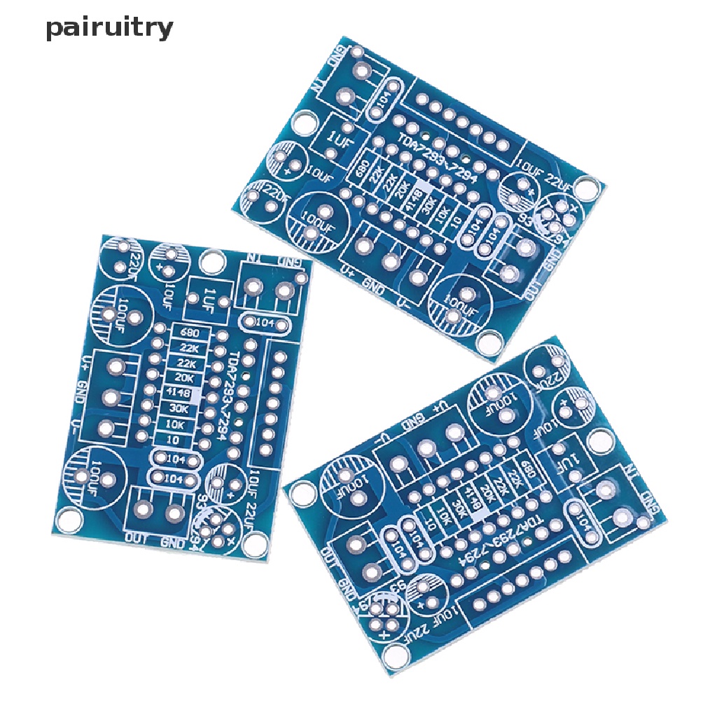 Prt 3pcs TDA7293/TDA7294 Mono Channel Amplifier Board Sirkuit PCB Bare Board PRT