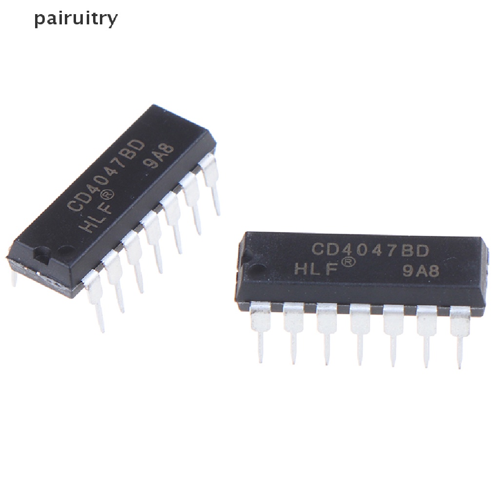 Prt 10PCS CD4047BE IC Baru Dan original in-line DIP-14 Osilator multi Frekuensi PRT