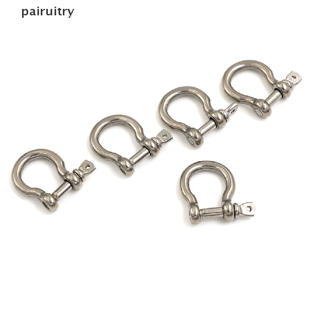 Prt 5pcs m4 304stainless shackle steel screw pin shackle Rigging PRT