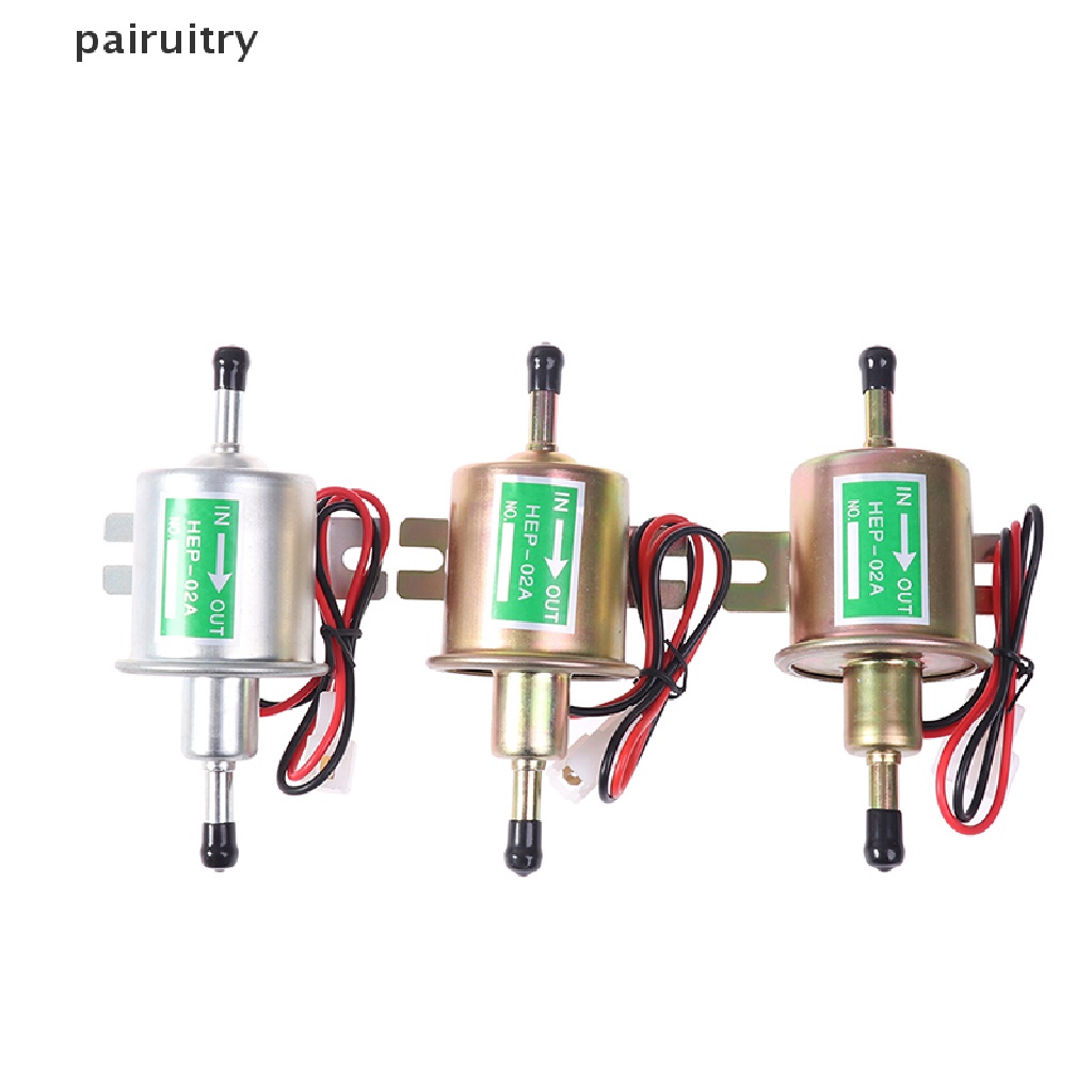 Prt Pompa Bahan Bakar Listrik Bensin Solar Universal HEP-02A 12V 24V Motor PRT