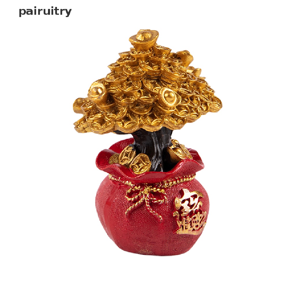 Prt Chinese Feng Shui Decor Money Tree Untuk Kekayaan Dan Keberuntungan Berkah Tas Hiasan Meja Hiasan Kue Dekorasi Rumah Hadiah Untuk Kekayaan Dan Keberuntungan PRT