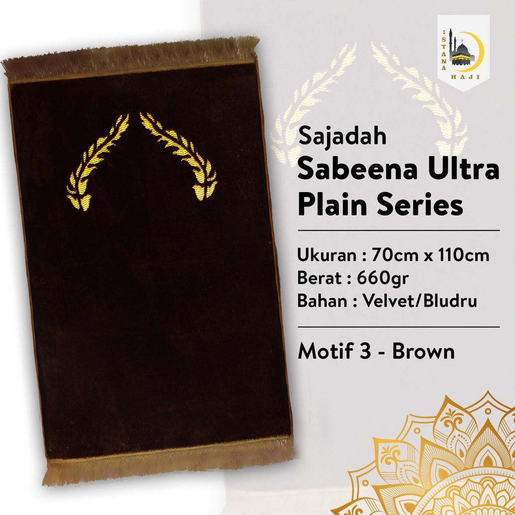 Sajadah Dewasa Polos Tebal Premium