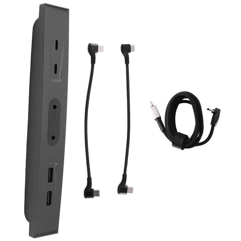 Untuk Tesla Model 3y Docking Station Center HUB Extender USB Charging Adapter Fast Charging Aksesoris Tipe-C Ke Tipe-C