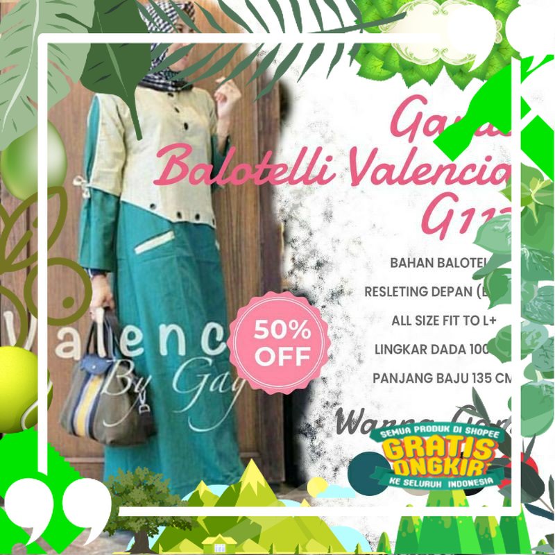 BAju Gamis Wanita Gamis Syar'i Remaja Abg Modern 2021 G113/ edisi lebaran2023