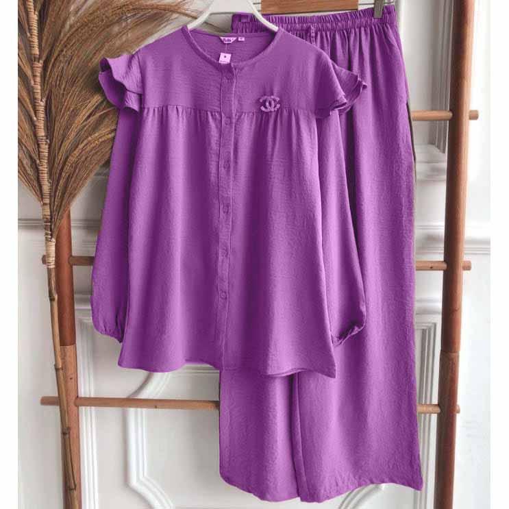 REVA DAILY SET CELANA SIZE M L XL XXL JUMBO BAHAN CRINCLE AIRFLOW PREMIUM KEKINIAN