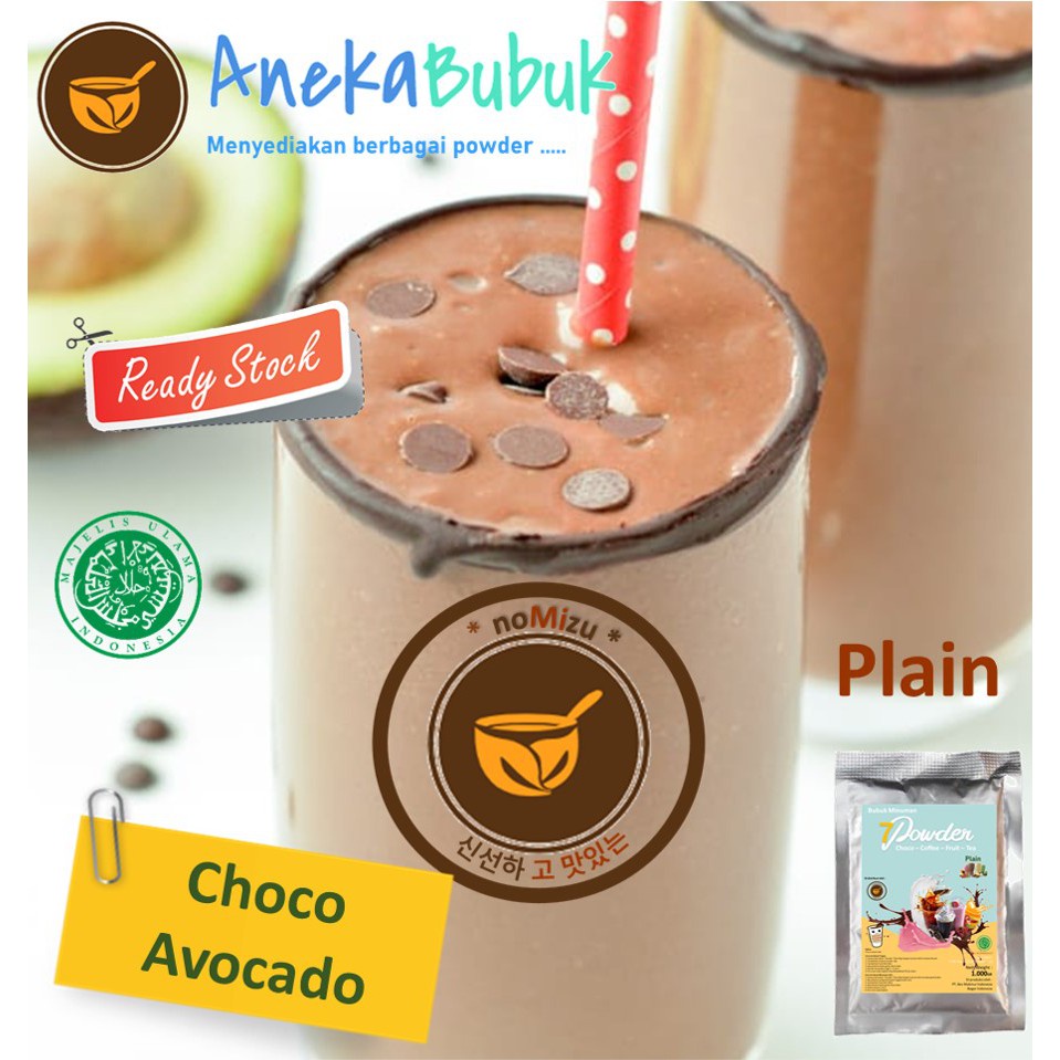 

[Ready-Stock] BUBUK MINUMAN PLAIN CHOCO AVOCADO 1KG - SERBUK MINUMAN RASA COKLAT AVOCADO - CHOCO POWDER DRINK