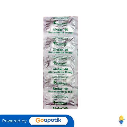 ATOFAR 40 MG STRIP 10 TABLET