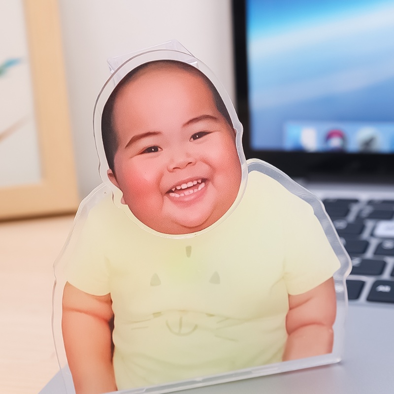 Tenaga Baterai tatan Emoticon Dekorasi Rumah Liontin tatan Produk Peripheral tatan Elektrik Goyang Kepala Ornamen Mainan Dekompresi Kantor Akrilik