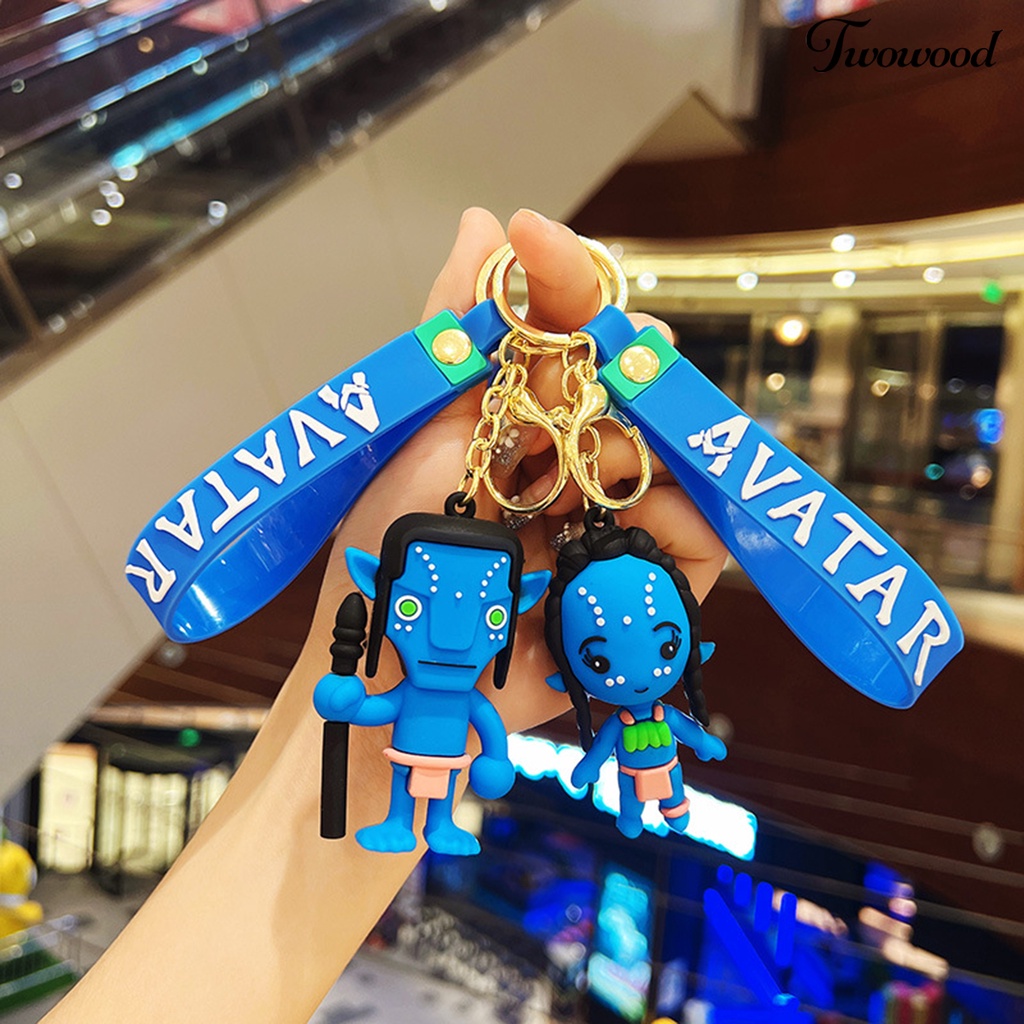 Twowood Gantungan Kunci Lucu Anti Jatuh Souvenir Resin Kartun Disney Film Karakter Ransel Liontin Perhiasan Aksesoris