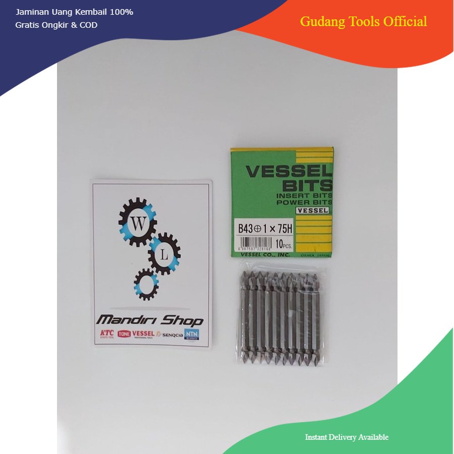 VESSEL BIT / MATA OBENG MERK VESSEL ORIGINAL JAPAN CODE B43