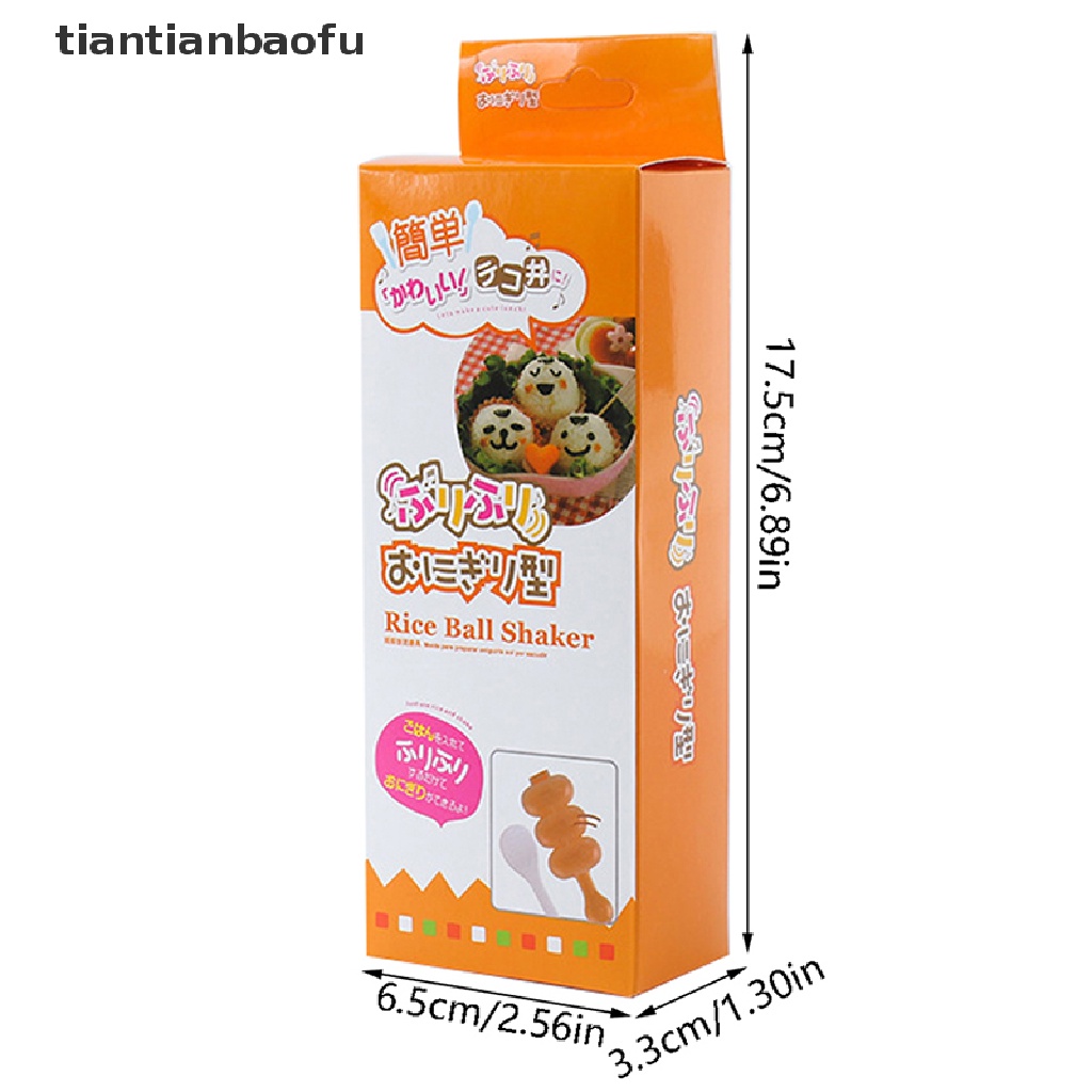 [tiantianbaofu] 1pc Rice Ball Cetakan Sushi Mold Maker DIY Sushi Maker Onigiri Rice Mold Gadget Dapur Alat Pembuat Sushi Bento Aksesoris Butik