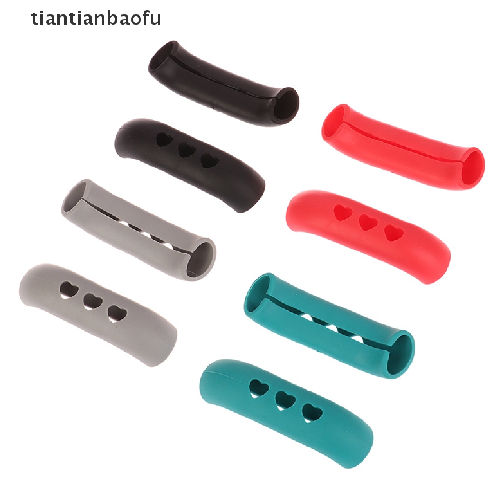 [tiantianbaofu] 2pcs Silikon Penutup Pegangan Panci Insulasi Panas Pegangan Holder Alat Dapur Butik