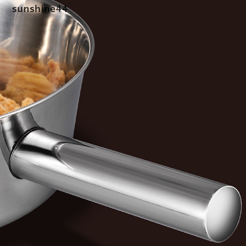 Sunshine Dapur Restoran French Fries Shovel Funnel Sendok Stainless Steel Alat Packing ID