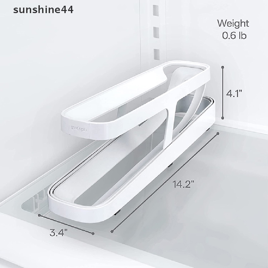Sunshine Tempat Rak Telur Gulung Otomatis Kotak Penyimpanan 14telur Keranjang Container ID