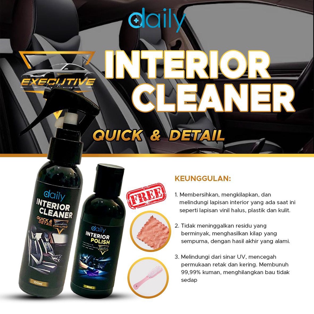 DAILY INTERIOR CLEANER PACK / PAKET PEMBERSIH INTERIOR KENDARAAN