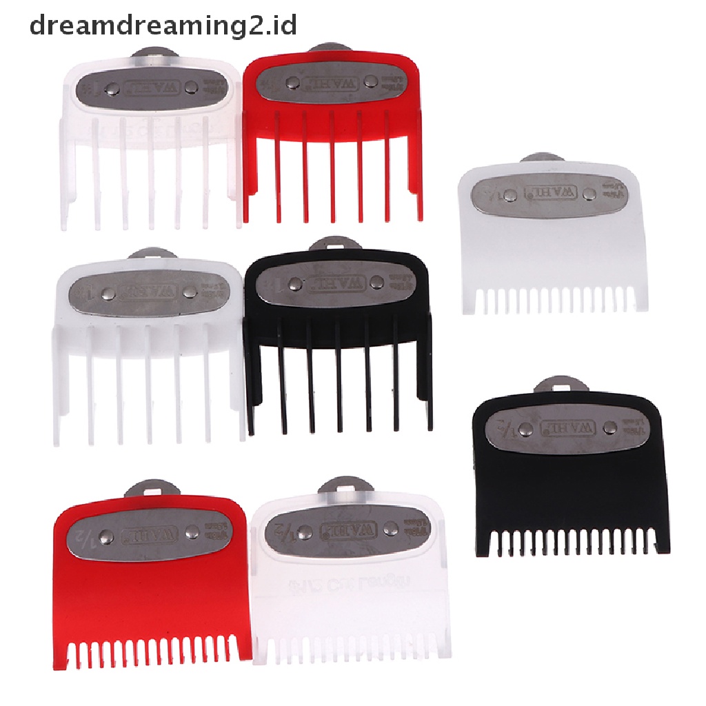 (hot) Set Sisir Tempel Guide Comb Ukuran 1.5mm+4.5mm Dengan Penjepit Holder Metal//