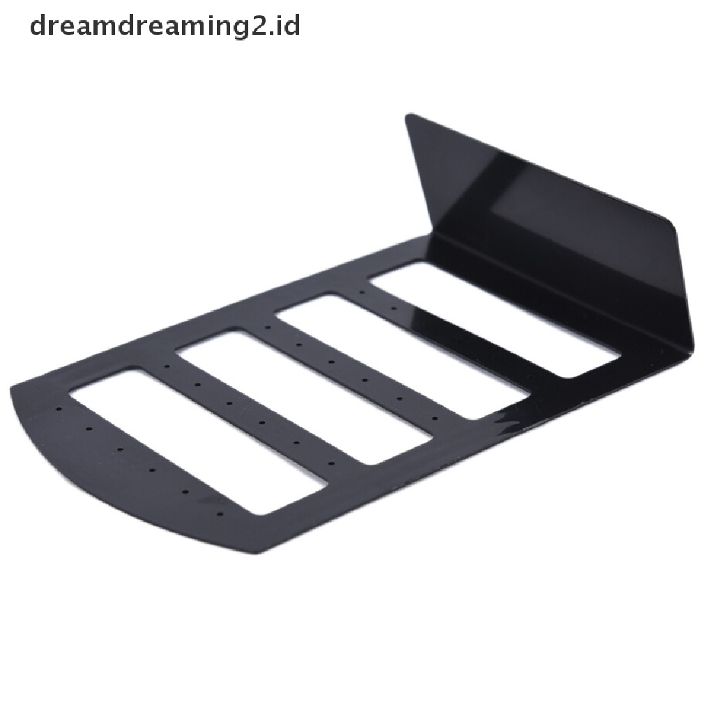 (hot) 24 /48/72Lubang Tempat Organizer Perhiasan Stand Plastik Anting Display Show Case//