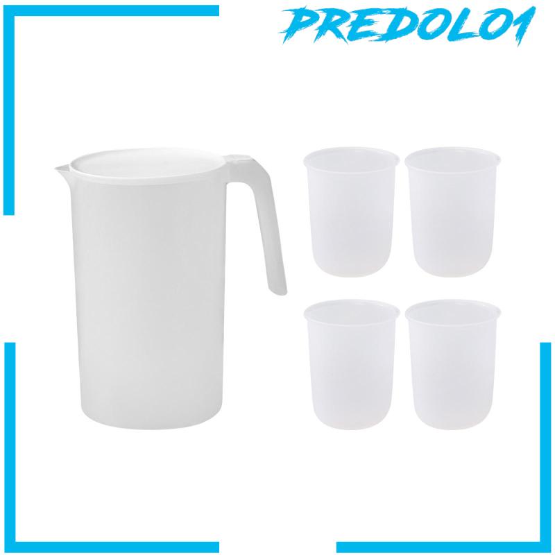 [Predolo1] Water Jug Pitcher 2.5L Dan Karafe Air 4gelas Untuk Camping Piknik Pesta