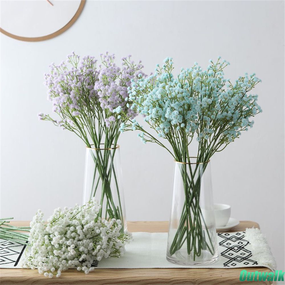 Bouquet 1 Buah Bunga Buatan Gypsophila Buket Bunga Palsu Plastik Gypsophila Diy Karangan Bunga Pengaturan Dekorasi Rumah Pernikahan