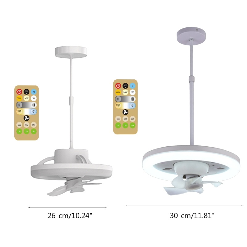 Vivi 2kabel Remot Control Timing Lampu Kipas Plafon LED 3kecepatan Angin 3kali Setting
