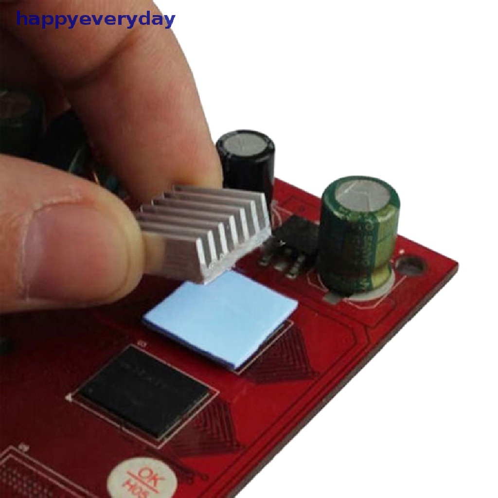 [happy] 100mmx100mmx1mm Biru Heatsink Pendingin Thermal Conductive Uncut Silicone Pad [ID]