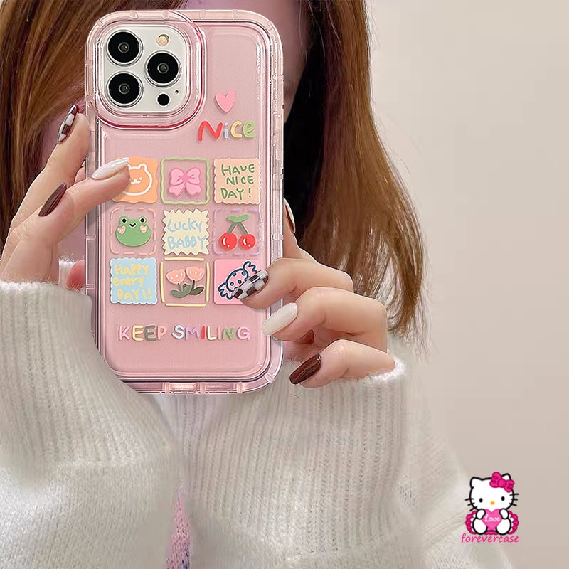 Airbag Soft Case Realme C33 C11 2020 C25Y C15 C1 C2 C25s C11 2021 C25 C21Y C20 C55 C30 C30S 7i C17 C35 6i 5i 5s C12 C3 C20A Kawaii Kartun Hewan Lucu Beruang Kecil Sarung Kodok