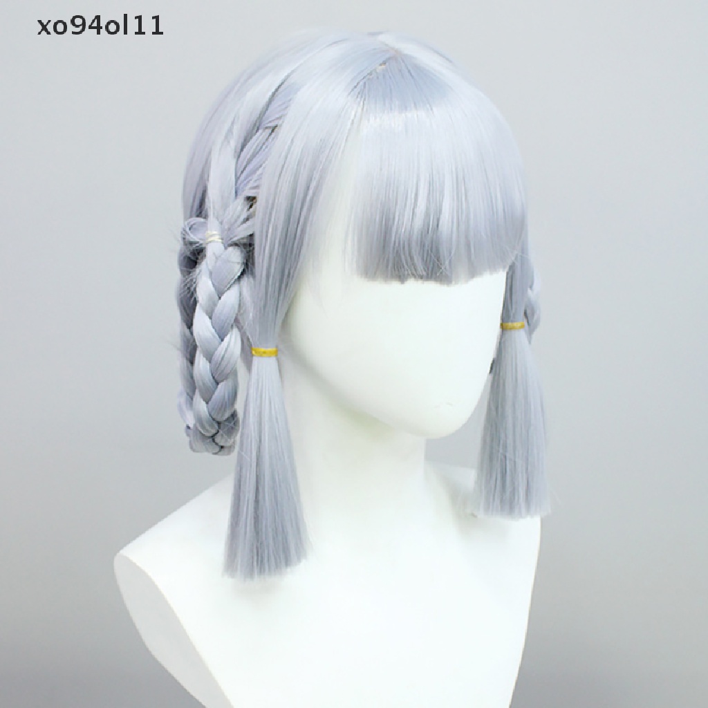 Xo Genshin Impact Kamisato Ayaka Cosplay Wig Baru Kulit Dikepang Wig Cosplay Anime Wig Rambut Palsu Sintetis Tahan Panas OL