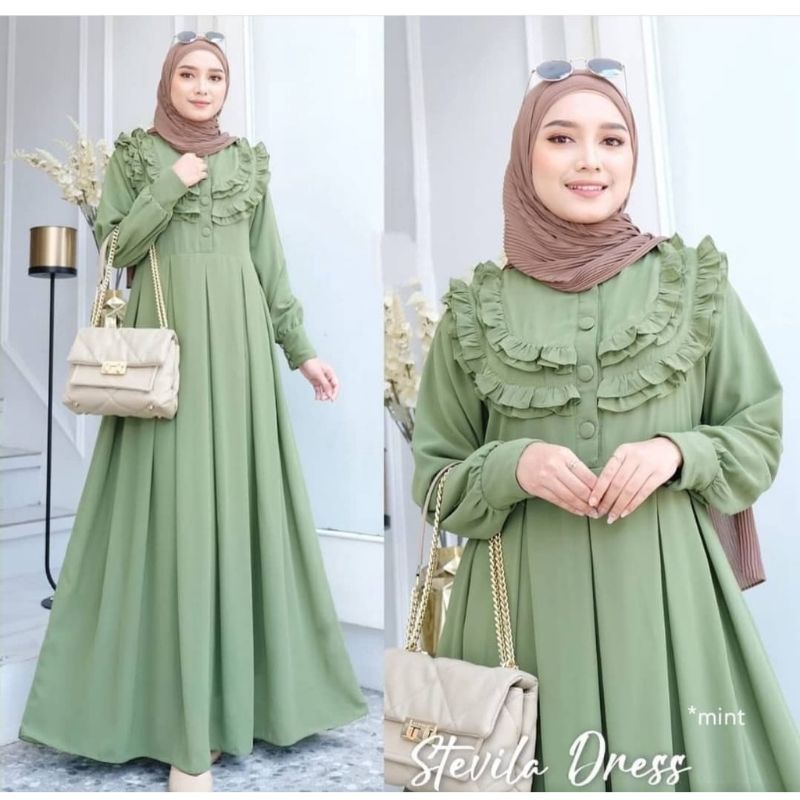 STEVILA DRESS MAXY CRINGKEL AIRFLOW